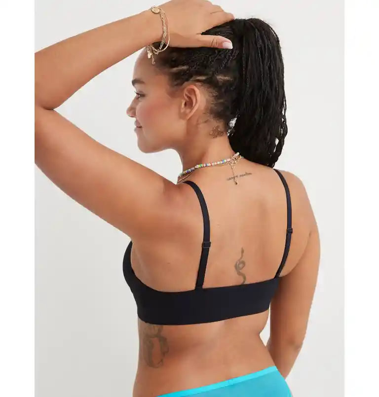 Bralette Negro Talla Large Aerie American Eagle