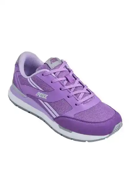 Aeroflex Tenis Deportivo Mujer Morado y Gris Talla 39