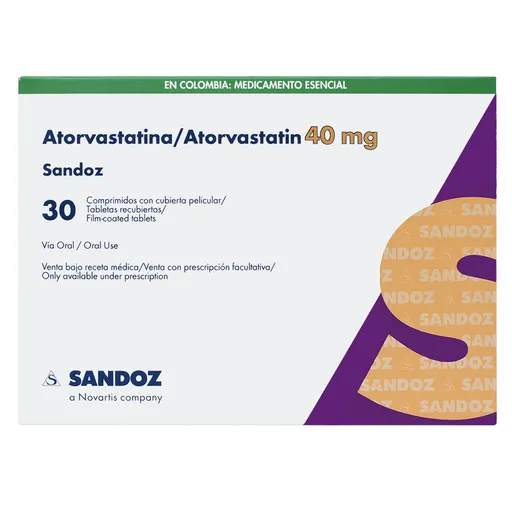 Sandoz Atorvastatina (40 mg)