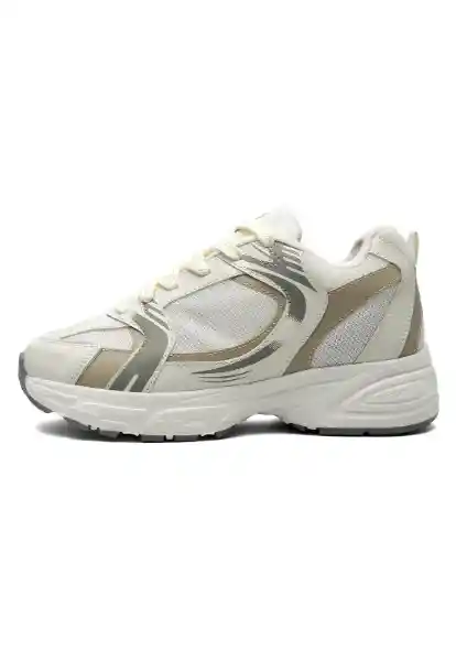 Tenis Mujer Marfil Talla 40 A530 Tellenzi