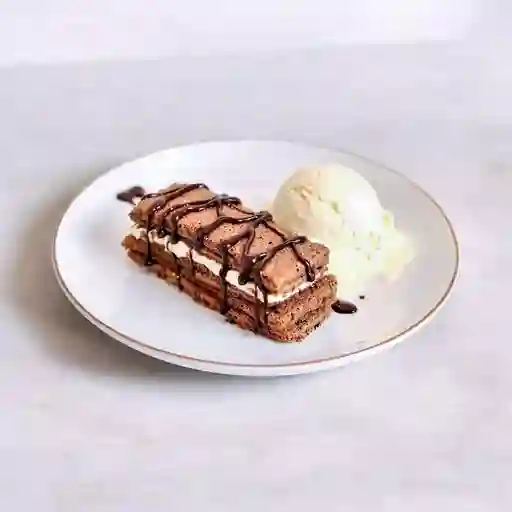 Lazy Cake Con Helado