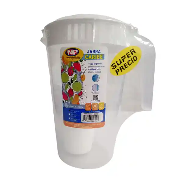 Novedades Plasticas Jarra Caribe 2.5 L