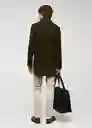 Abrigo Hake Khaki Talla M Hombre Mango