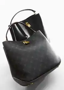 Bolso G Miguel Negro Mujer Mango