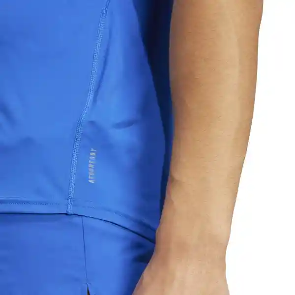 Adidas Camiseta Adizero E Tee Para Hombre Azul Talla M