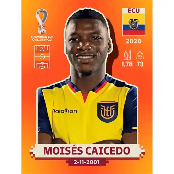 Ecu 10 Moisés Caicedo