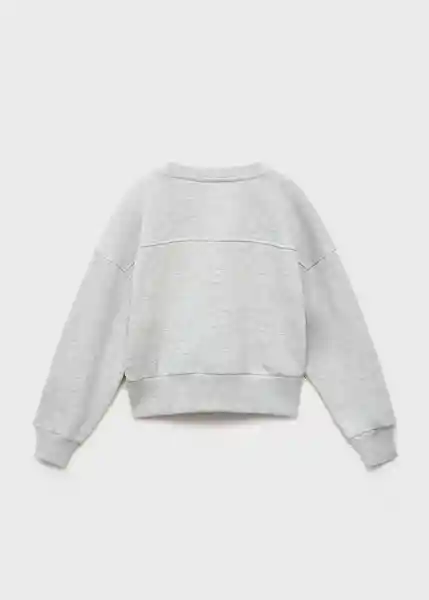 Buzo Sudadera Cambri Gris Medio Vigore Talla 10 Niña Mango