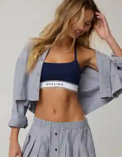 Tops Aerie Azul Talla Large 1629890 American Eagle