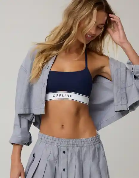 Tops Aerie Azul Talla Large 1629890 American Eagle