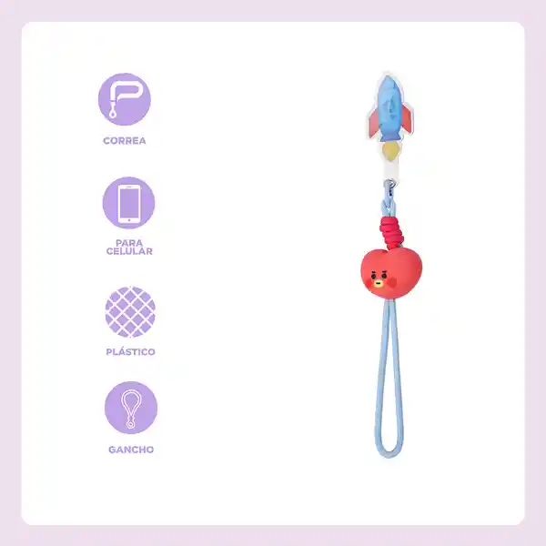 Llavero Para Teléfono  Baby Tata Serie Bt21 Miniso