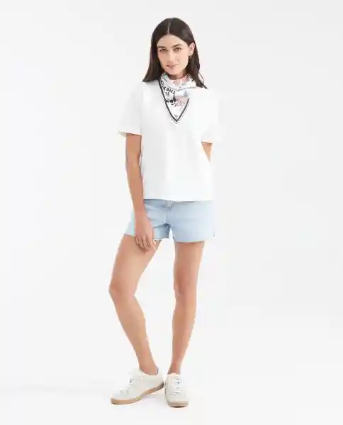 Camiseta Graphic And Bandan Crudo Pristino Claro XS Chevignon