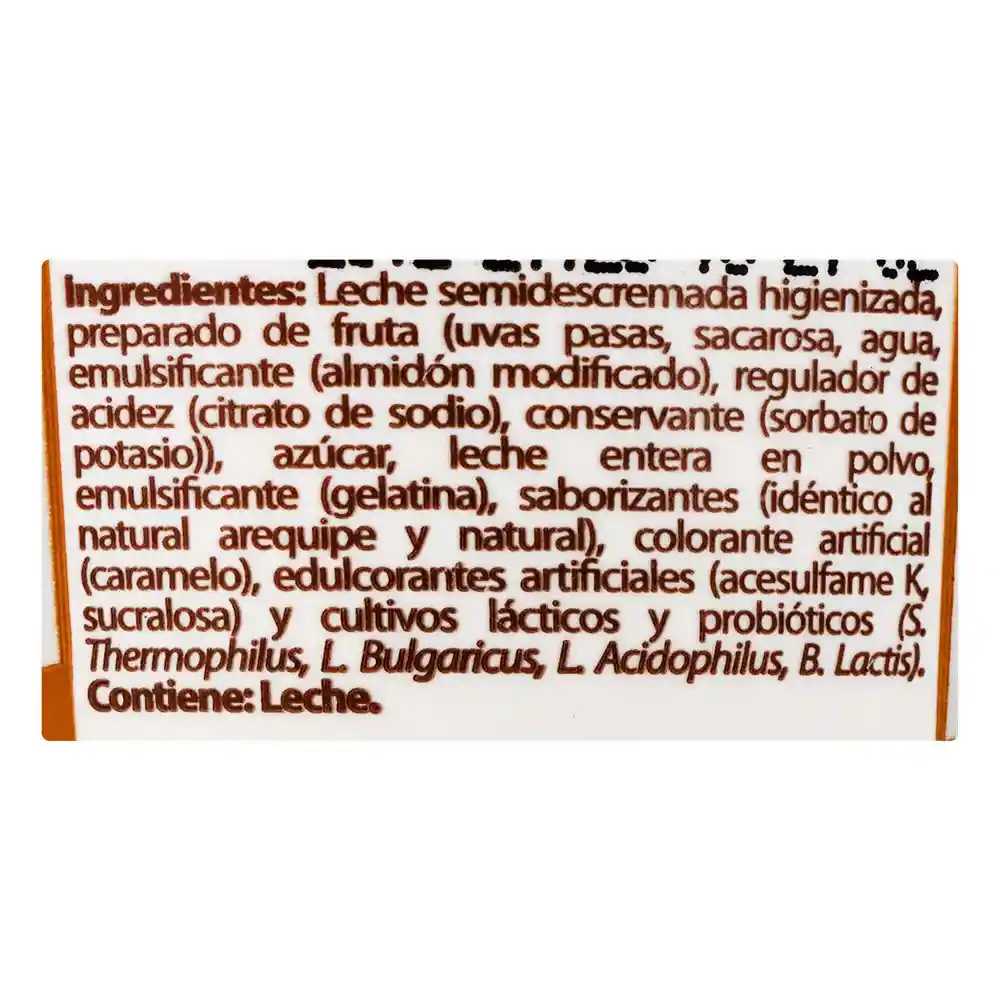 Freskaleche Yogurt Arequipe Con Pasas Vaso