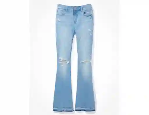 Jean Flare de Mujer Azul Talla 4 REGULAR American Eagle