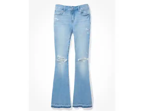 Jean Flare de Mujer Azul Talla 4 REGULAR American Eagle