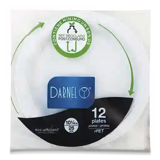 Darnel Plato Blanco 26 cm