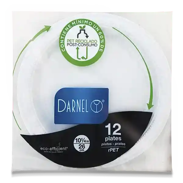 Darnel Plato Blanco 26 cm