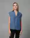 Camisa Mujer Azul L 210 G100_AZU183928 Rifle