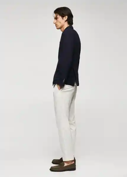Blazer Americana Verner Navy Talla 50 Hombre Mango