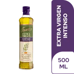 Aceite de oliva Olivetto Intenso vidrio 500 Ml