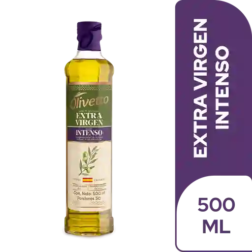 Aceite de oliva Olivetto Intenso vidrio 500 Ml