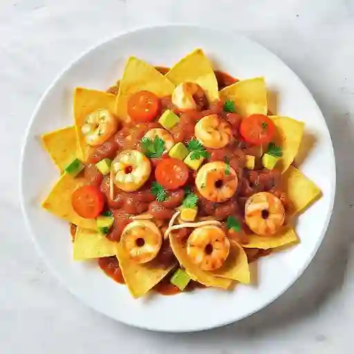 Nachos de camaron