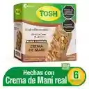 Tosh Barra de Cereal Crema de Maní 6 x 25 g