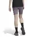 Adidas Short W Fi 3S Biker Mujer Morado Talla M