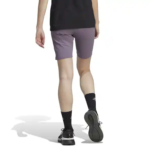 Adidas Short W Fi 3S Biker Mujer Morado Talla M