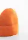 Gorro Mohi Naranja Mujer Mango