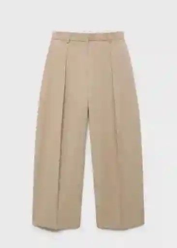 Pantalón Olivia Topo Talla 36 Mujer Mango
