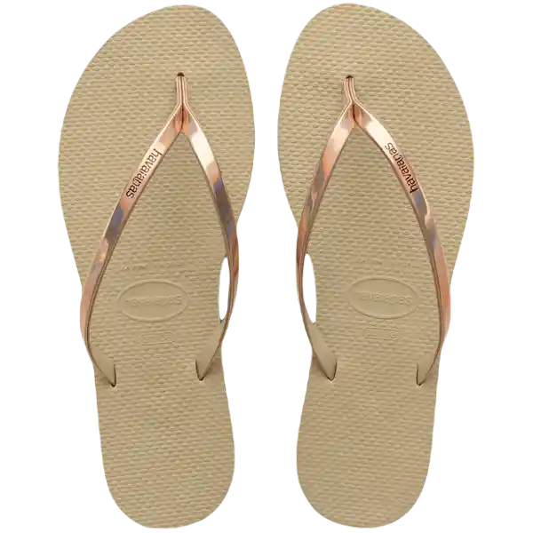 Sandalias You Metallic Gris Arena Talla 34 4135102 Havaianas