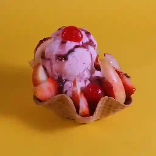 Frutos Rojos con Helados