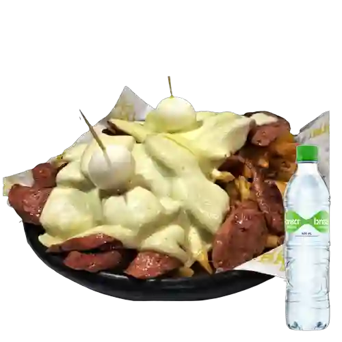 Combo Salchipapa Clasica + Brisa Con Gas 600ML