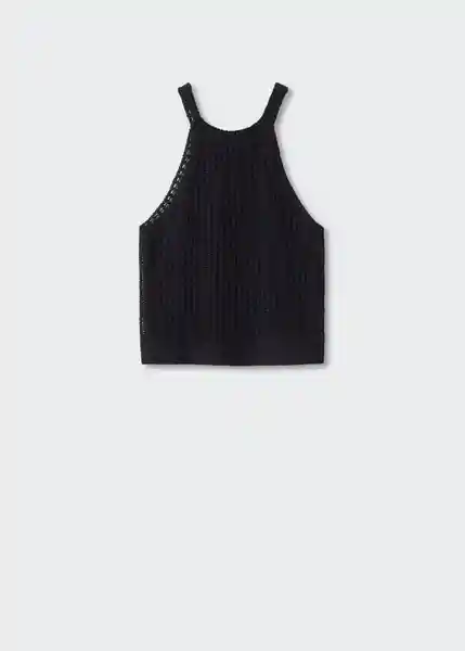 Top Fusta Negro Talla 18 Mujer Mango