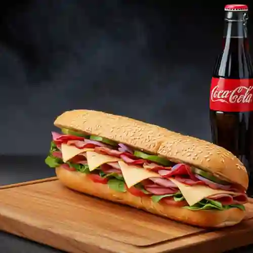 Combo Germano 21 Cm + Coca-Cola Sabor Original 400 ml