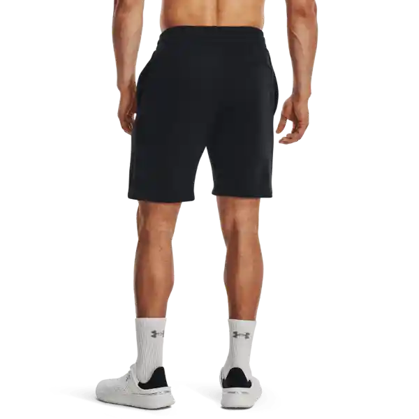 Under Armour Short Rival Fleece Hombre Negro SM 1379779-001