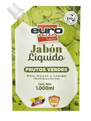 Euromax Jabón Líquido Frutos Verdes