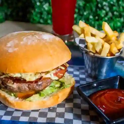 Hamburguesa de Pollo Apanado