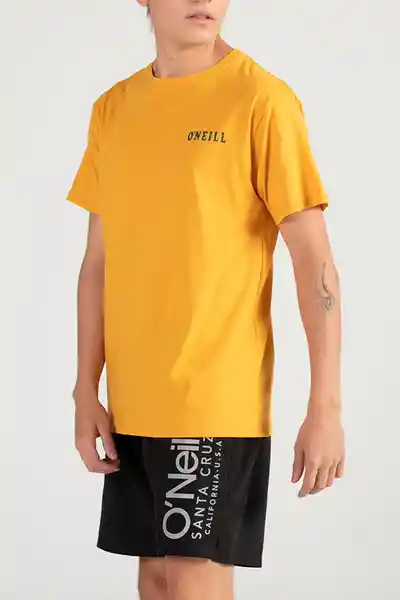 ONeill Camiseta Slim Fit Shaved Ice Masculina Mostaza Talla M