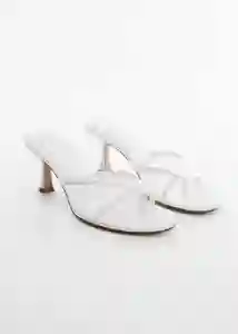 Sandalias Flier Blanco Talla 40 Mujer Mango