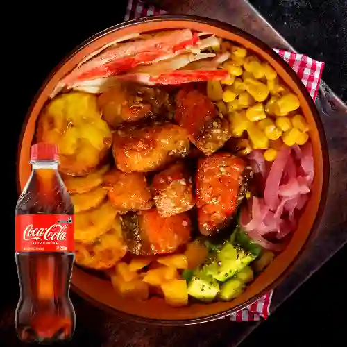 Combo Salmón Bowl + Coca Cola 250 Mll