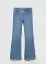 Jean Longf Tejano Oscuro Talla 19 Niños Mango