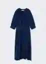 Vestido Dame-W Navy Talla M Mujer Mango