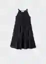 Vestido Jess Negro Talla 14 Niñas Mango