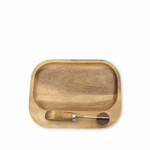 Tabla y Cuchillo Para Quesos en Acacia Ambiente Gourmet