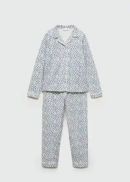 Pijama Jardin Celeste Talla 08 Niñas Mango