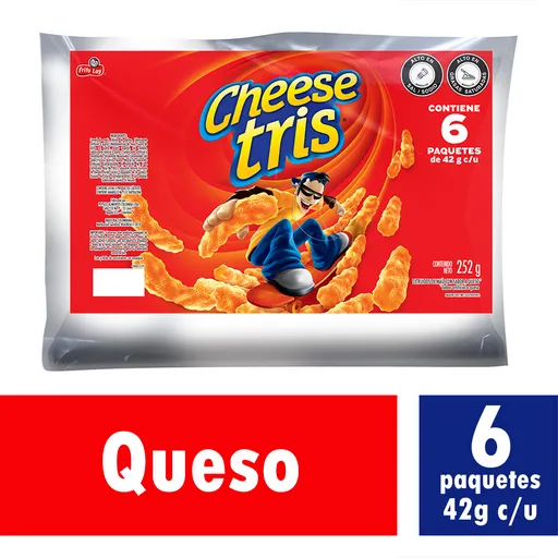 Cheese Tris Extruidos de Maíz Horneados Sabor a Queso
