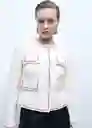 Chaqueta Fresnat Crudo Talla S Mujer Mango