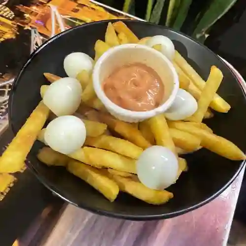 Papas con Huevo de Codorniz