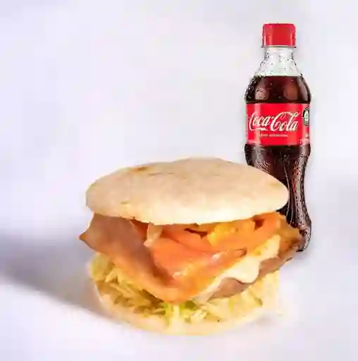 Arepa Hamburguesa Koller Combo